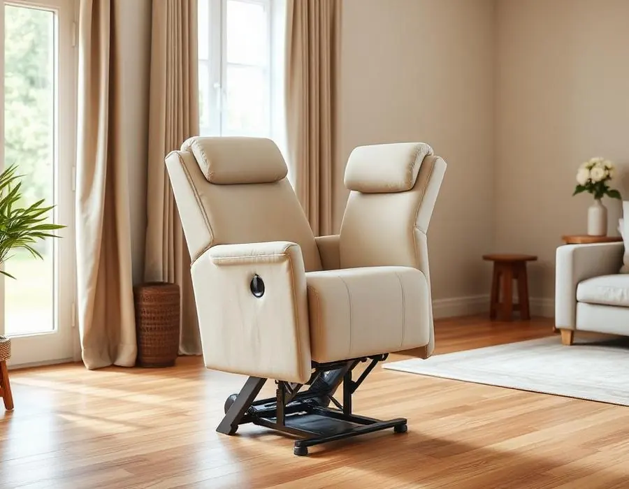 Relaxfauteuil met accu in een Nederlandse woonkamer