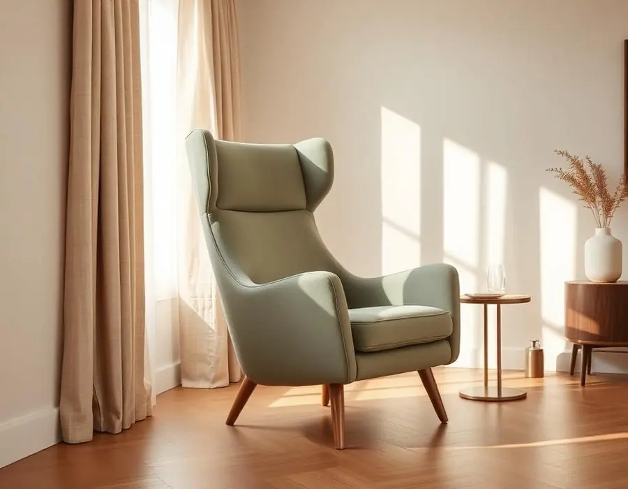 Met voetenbank of hocker in een Nederlandse woonkamer